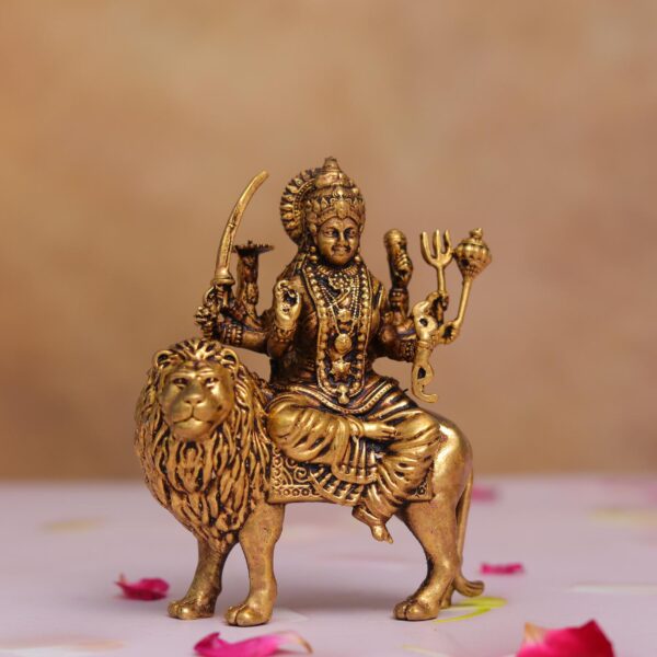 brass durga mata idol height 10 cm