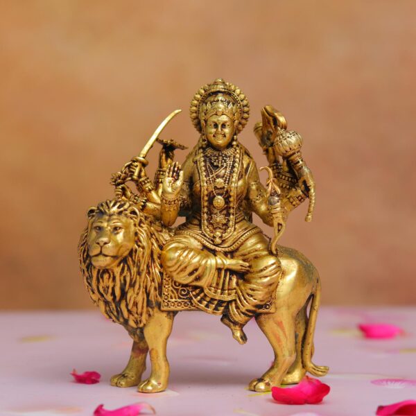 brass durga murti height 5 inch