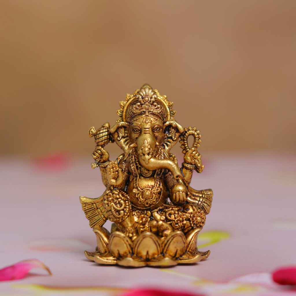 brass ganesh small