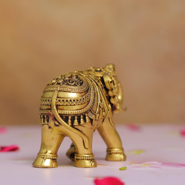 royal brass elephant height 3 inch