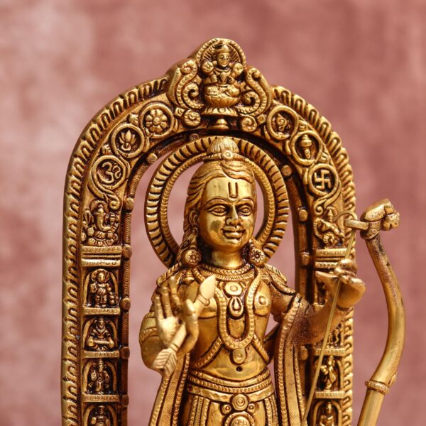 Beautiful Brass Ram Lala Idol Height 12 Inches