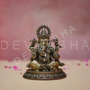 Chaturbhuja lord ganesh statue height 4.8 inches