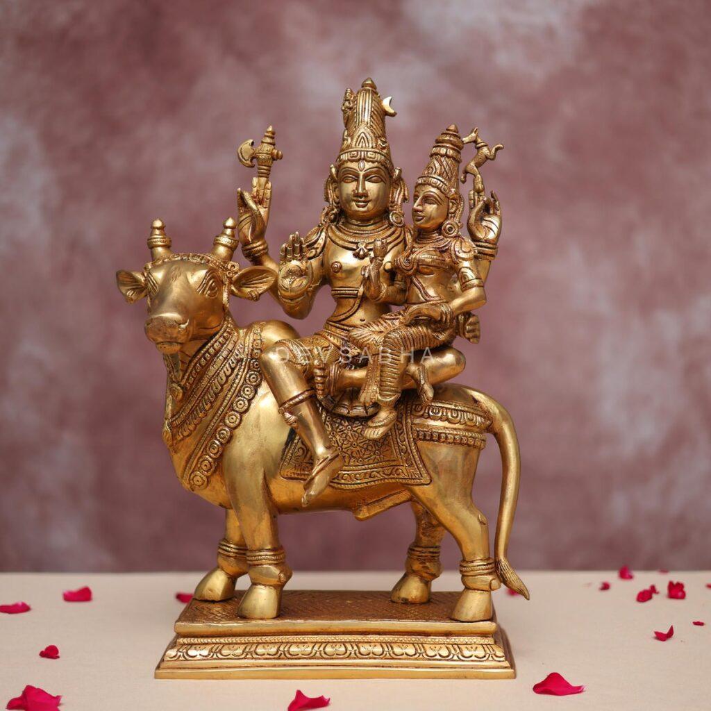 shiv parvari idol