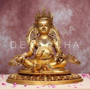 brass kuber statue