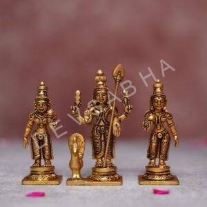 brass murugan idol