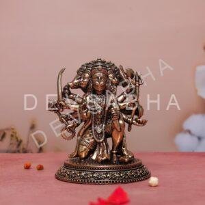 panchmukhi hanuman brass idol