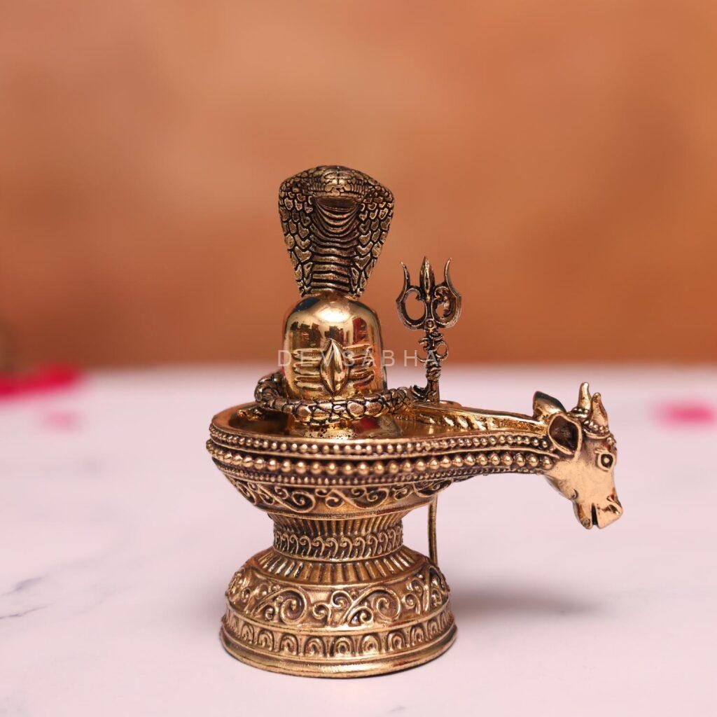 brass shiv ling