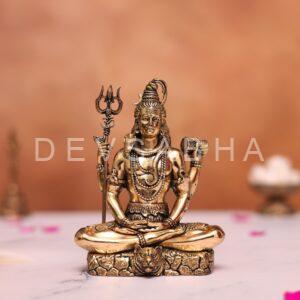 lord shiva brass statue