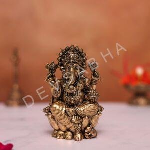 brass ganesh idol