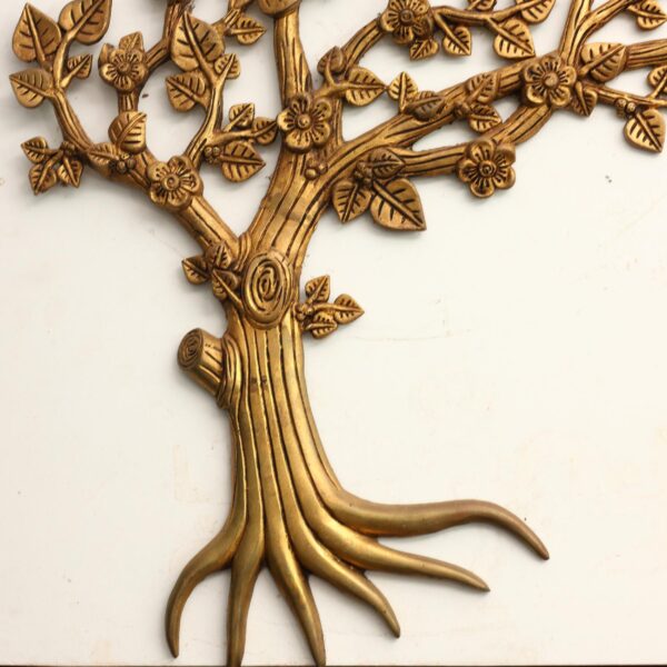 brass wall tree for decore height 20 inches