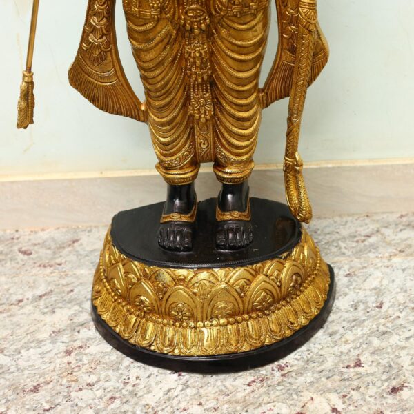 Brass Ram Lalla Statue Large 42-Inch – Exact Ayodhya Replica