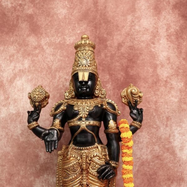 Large Brass Tirupati Balaji idol standing height 40 inches