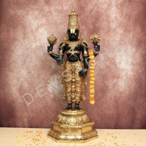 large brass tirupati balaji idol