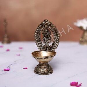 brass ganesh diya height 4.5 inches