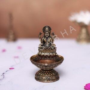 brass lakshmi diya