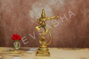 Brass Krishna Idol Dancing on Sheshnag