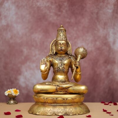 Beautiful brass Hanuman Idol 16 Inches