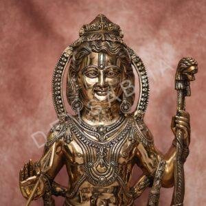 Brass Ram Lalla Statue Large 42-Inch - Exact Ayodhya Replica