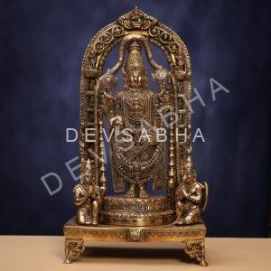 Brass Tirupati Balaji Idol 24 Inches Height