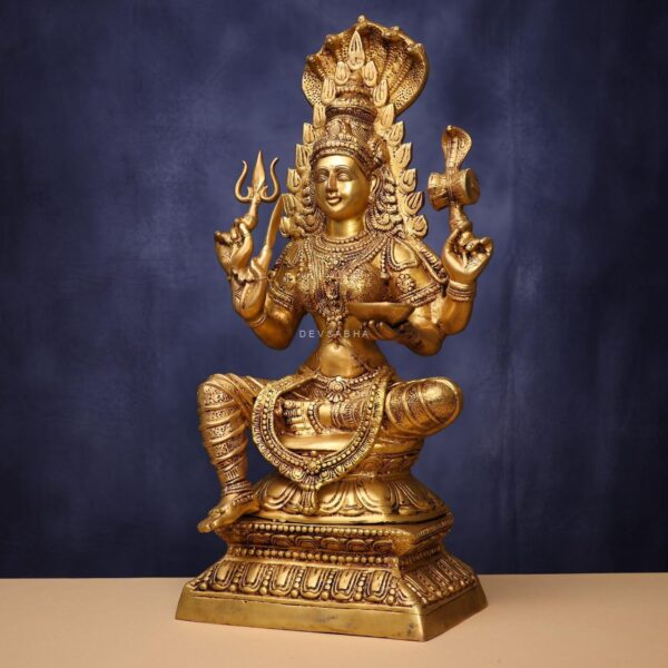 Brass Goddess Mariamman Idol 32 Inches