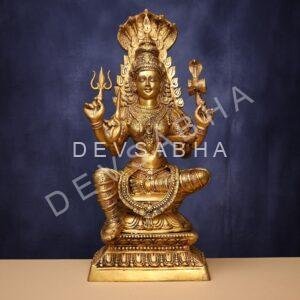 Brass Goddess Mariamman Idol 32 Inches