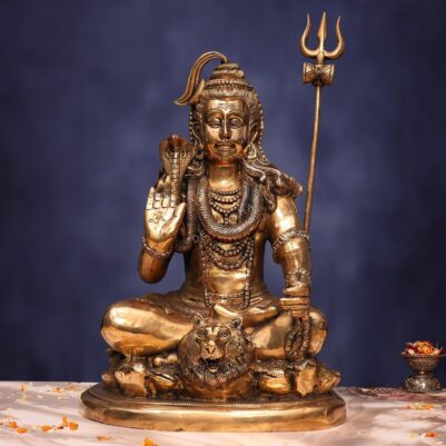 Brass Lord Shiva Idol 21 Inches Height