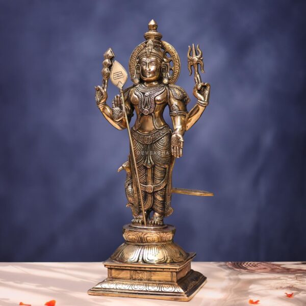 Brass Murugan Idol 19 Inches Height