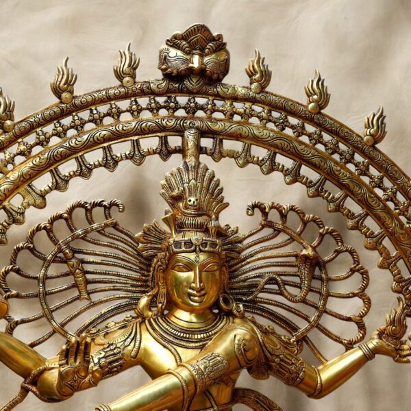 Large size brass nataraj idol height 47 inches