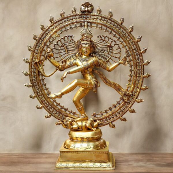 Large size brass nataraj idol height 47 inches