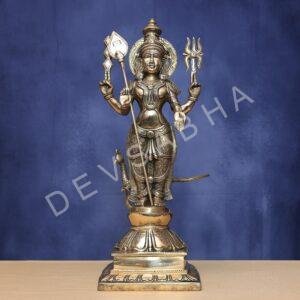 Antique Brass murugan idol height 23.5 inches