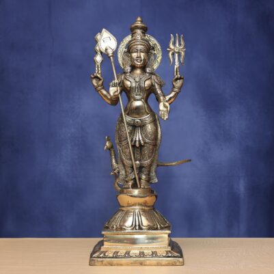 Antique Brass murugan idol height 23.5 inches