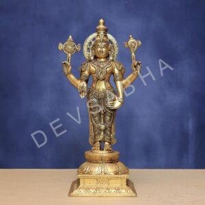 Brass Tirupati Balaji Idol height 18.5 inches