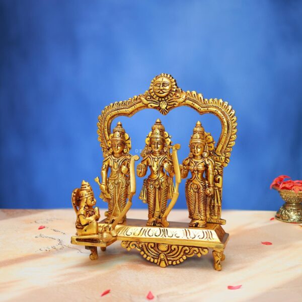 Brass Ramdarbar Idol 10 Inch Divine and Beautiful Decorative Murti