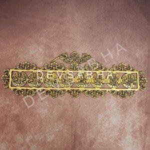 Brass Wall Hanging Ashta Laxmi Idol 10.5 Inch Divine and Decorative Statue
