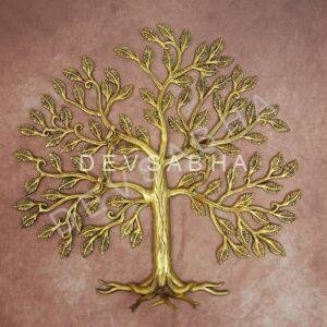 Brass Wall Hanging Tree 20.5 Inch Beautiful and Decorative Art Piece