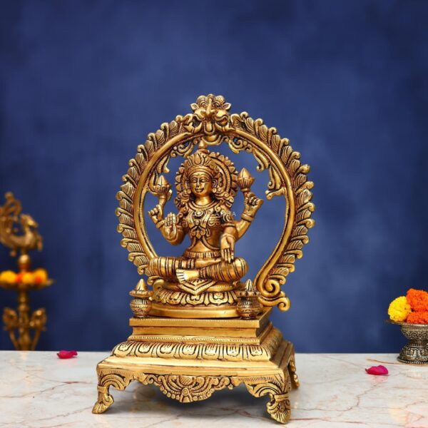 Brass Laxmi Idol 13 Inch Divine and Beautiful Decorative Murti Statue