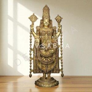 Brass large Tirupati balaji idol height 69 inches