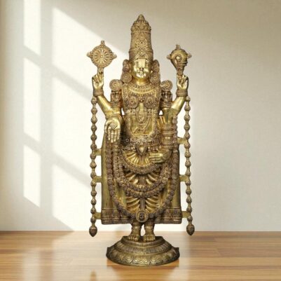 Brass large Tirupati balaji idol height 69 inches