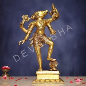 Brass Baraha Deva Idol with bhu devi 18 Inches Height