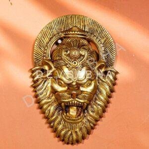Brass Wall Hanging Narasimha Idol – 7.5 Inches