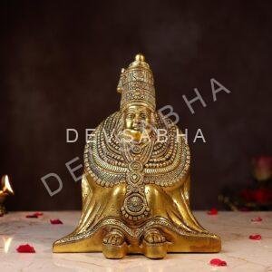 Brass Tulja Bhavani Idol Height 10.5 Inch