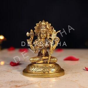 Brass Kamakshi Amma Idol Height 5 Inch