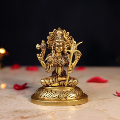 Brass Kamakshi Amma Idol Height 5 Inch