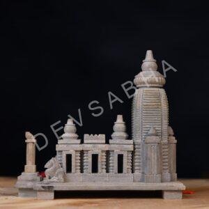 Green Stone Jagannath Temple – 7 Inch Handcrafted Puri style Idol