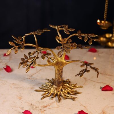 handcrafted Brass Tree height 9 inch