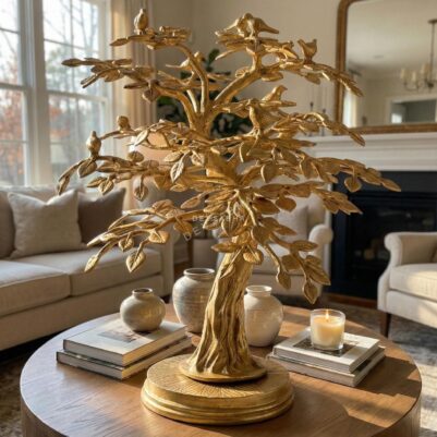 Superfine Large Brass Tree – 36 Inches – Handcrafted Decorative Art for Home & Office