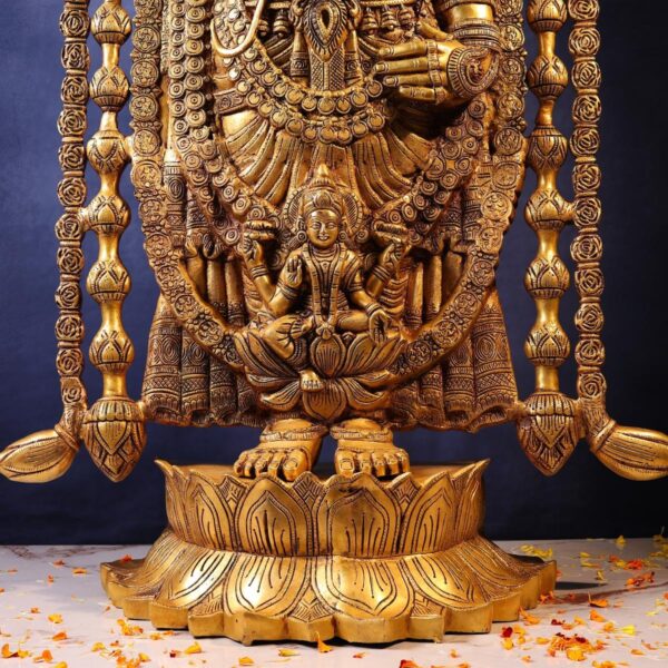 Large Brass Tirupati Balaji Idol – 48 Inches