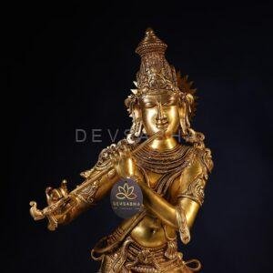 Brass Krishna Idol height 35 Inches