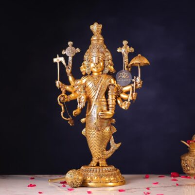 New Balaji Idol Brass Vishnu Dashavatar 25 Inches