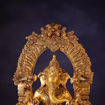 Super Fine Large Size Brass Ganesh Idol – 24 Inches